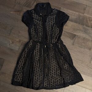 BCBG Black key holeDress